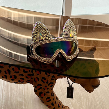 Disco Kitty Goggles