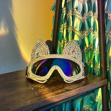 Disco Kitty Goggles