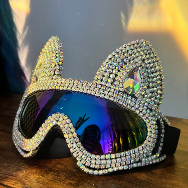 Disco Kitty Goggles