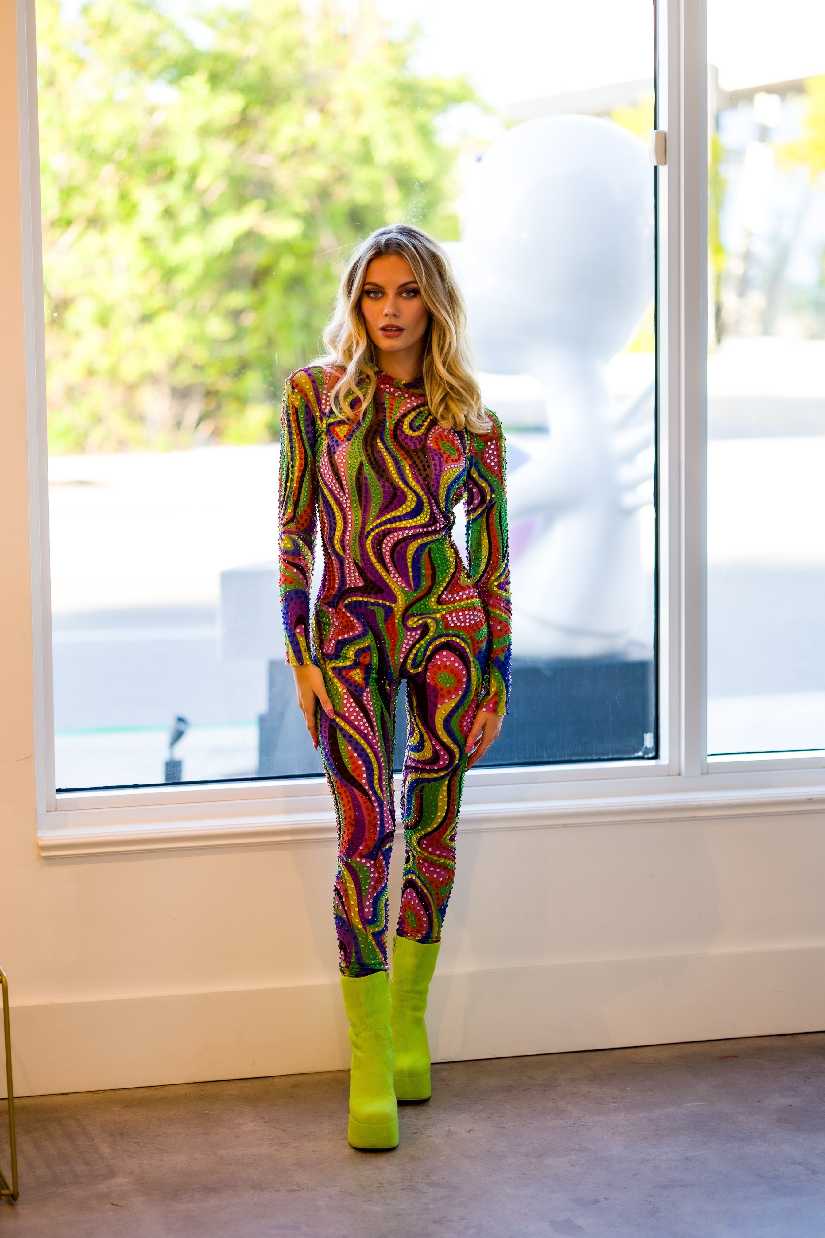 Funkonaut Sequin Jumpsuit | Festival Catsuit – Dreaming In Glitter